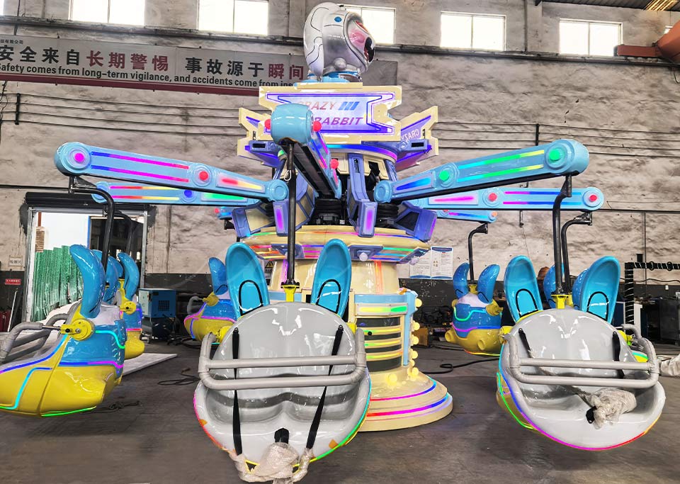 Outdoor Amusement Park Crazy Rabbit Ride for Sale