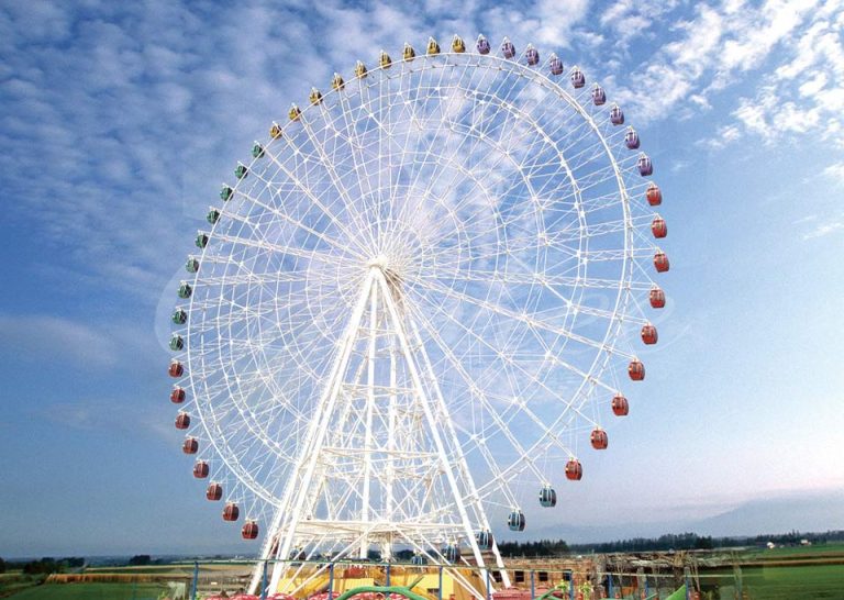 how to build a 89 meter Ferris wheel ride