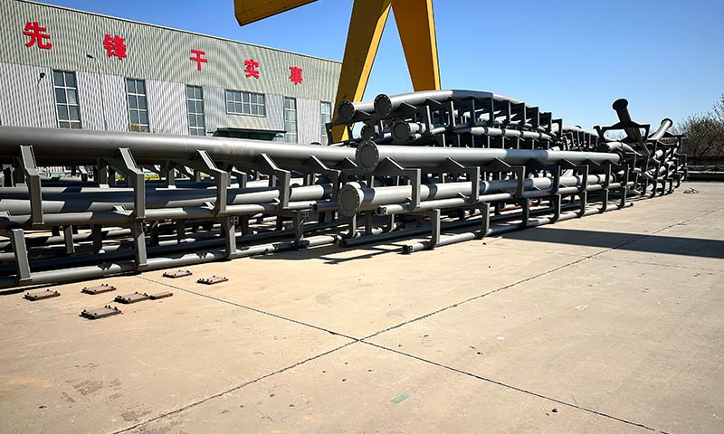 Storage of high-strength steel and other materials for building durable roller coaster frames, ensuring structural integrity and longevity.