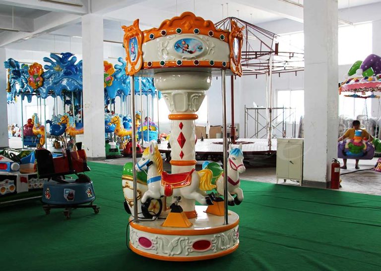 3 seats kids mini carousel supplier