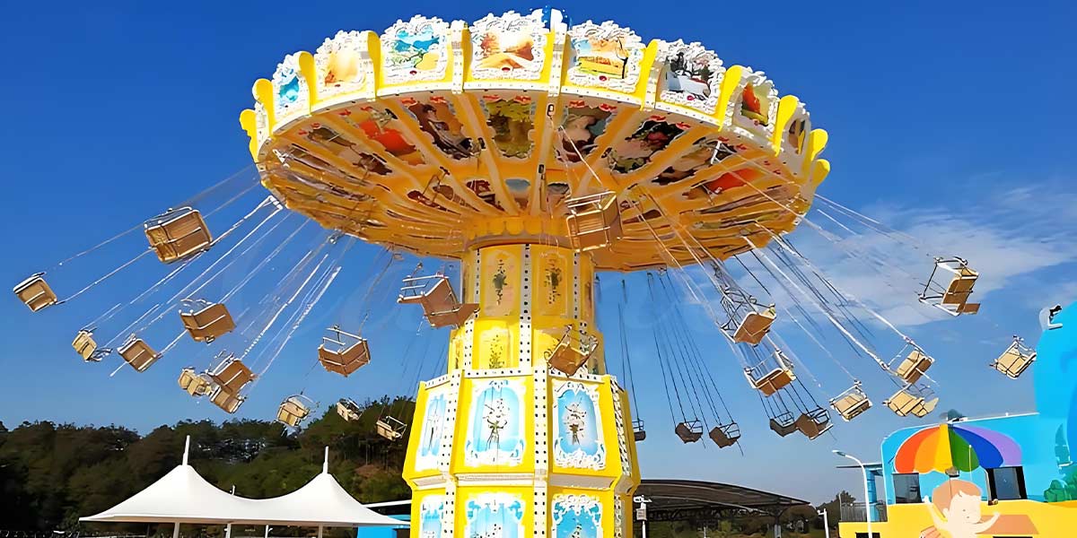 Atracciones clásicas en silla voladora