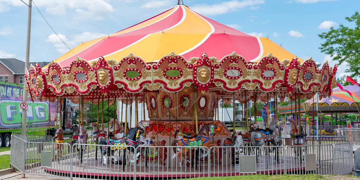 Parque de Atracciones Merry go Round Carrusel En Venta
