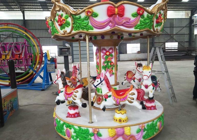 Coin Operated Kiddie Rides Carousel