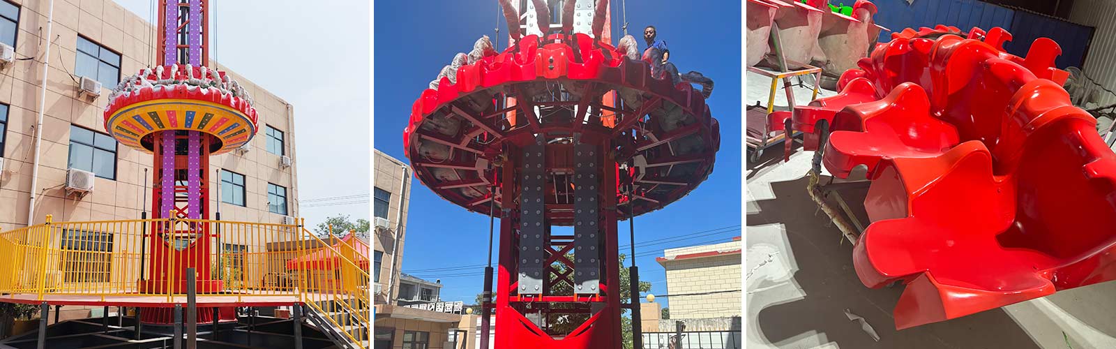 Seat Customization For The Drop Tower Amusement Rides