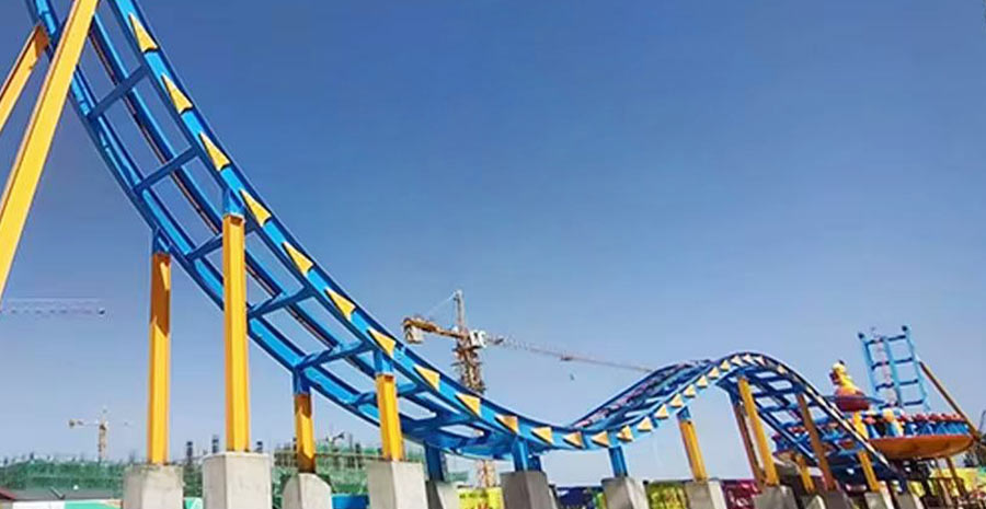 W Shaped Flying UFO Disco Ride Video