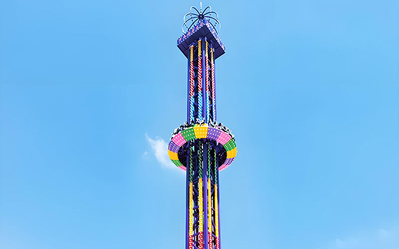 drop tower ride video--youtube