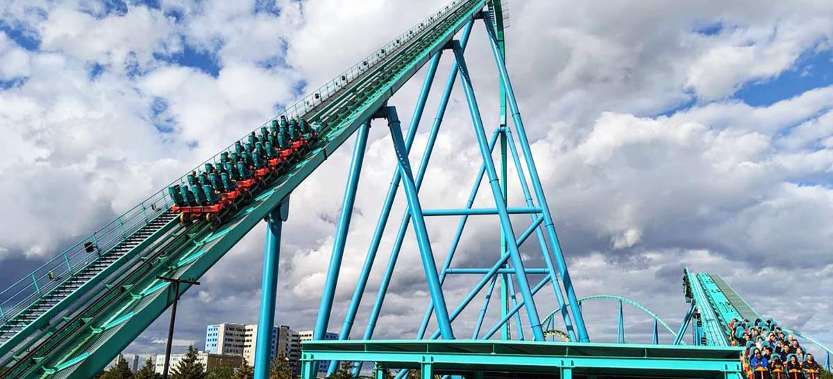 Roller coaster Leviathan - Kanada