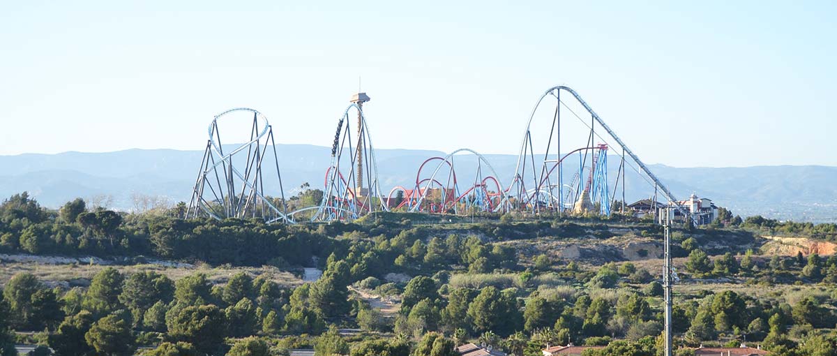 Roller coaster Shambhala - Spanyol