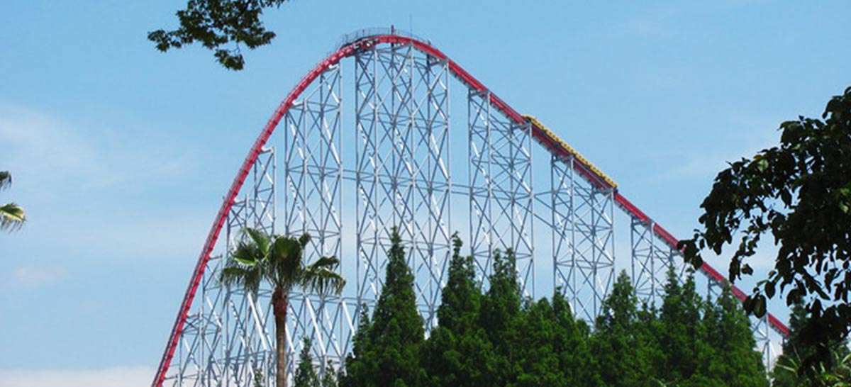 Roller Coaster Steel Dragon 2000 - Jepang
