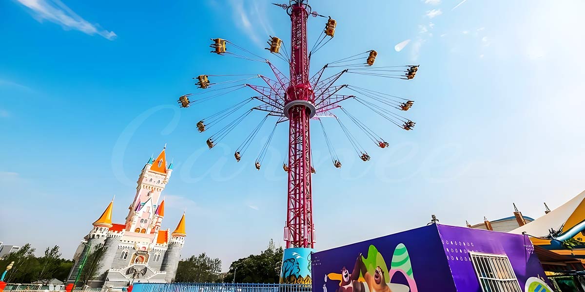 wahana menara ayunan taman hiburan untuk dijual