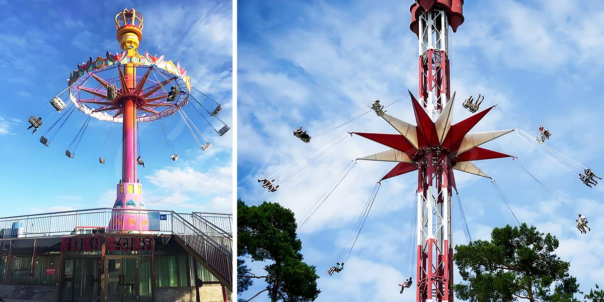 wahana karnaval menara ayun untuk taman hiburan