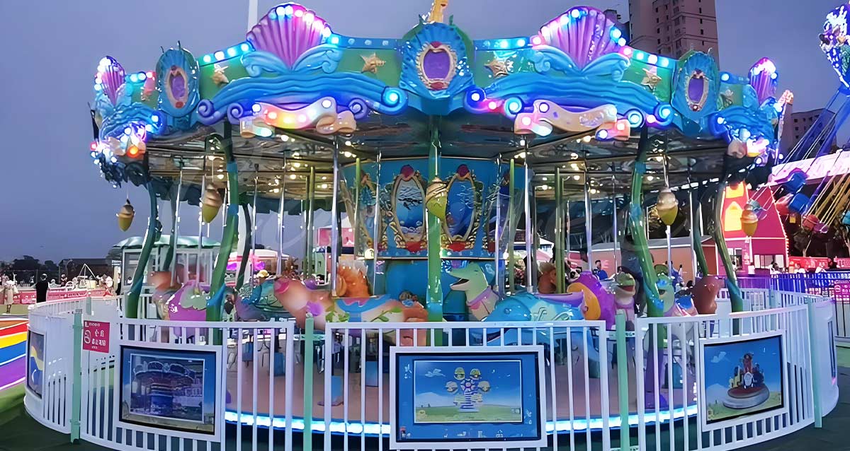 36 seats large carousel merry go round for kids
