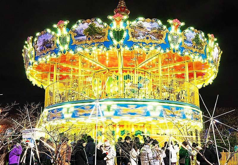 48 Seats Double Decker Carousel Project in Russia