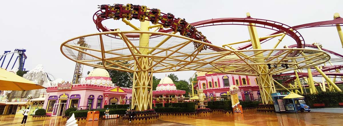 Passeios de diversão Montanha-russa familiar Preço