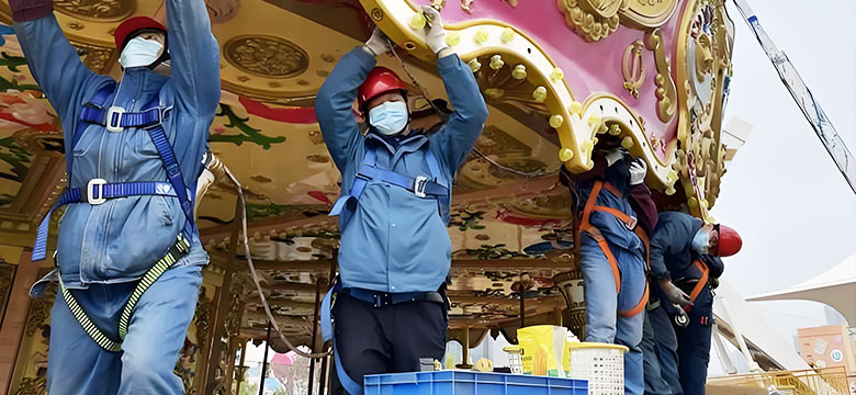 Como fazer a manutenção do passeio de carrossel