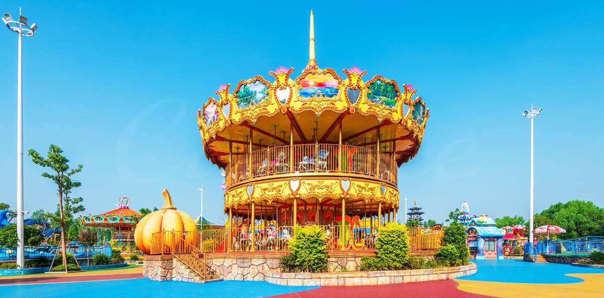 double-decker carousel near me-2 story merry-go-round manufacturer carnee rides