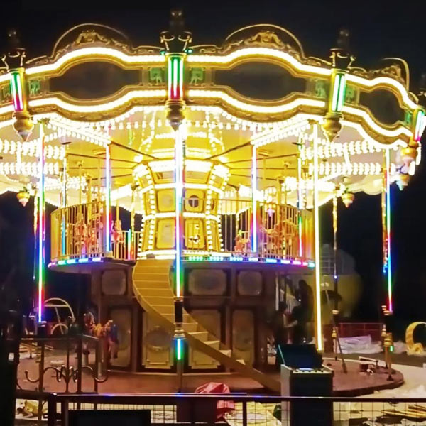 pictures of ocean city double decker carousel merry go round