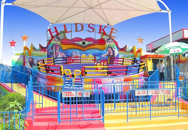 Carnee Rides 40 Seats Disco Tagada Ride Installation in Libya