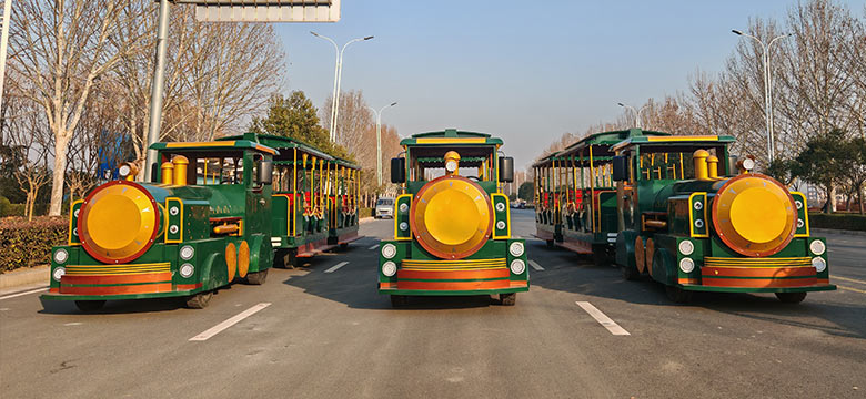 Como operar um trem sem trilhos em descidas