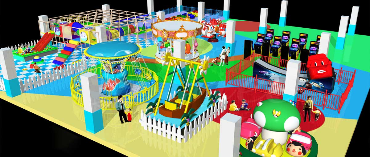 Indoor amusement park design company carnee rides