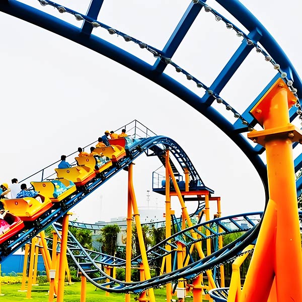 family friendly roller coaster amusement ride