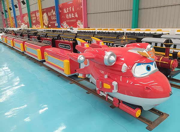 sistema de seguridad del tren para niños