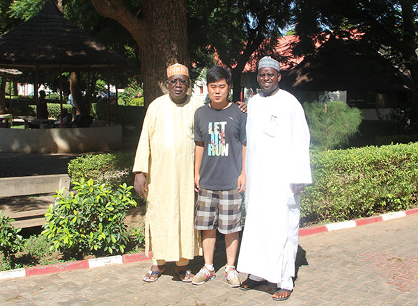 Sliding Dragon Roller Coaster project team with local client and Carnee Rides engineer in Nigeria