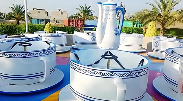 ملاهي كرنفال كرنفال الملاهي "فن فير بارك" لعبة فنجان شاي الأطفال