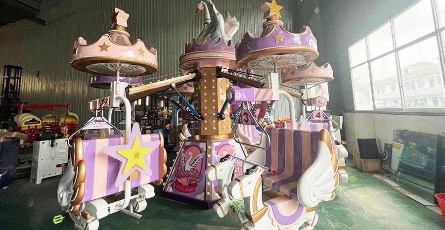 Kids Self Control Rotating Amusement Park Ride Youtube Video