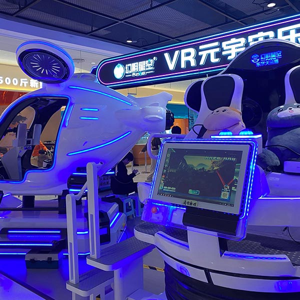 جهاز محاكاة ألعاب الواقع الافتراضي 9D VR المربح المتكامل في مكان واحد