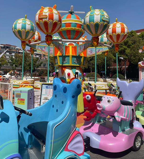 Produto de diversão portátil Trailer giratório Samba Balloon Ride Preço de fábrica Carnee Rides
